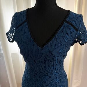 Kensie Navy Lace Mini Dress